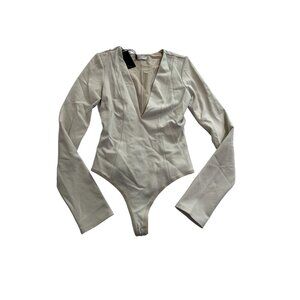 Artemis Diciero Zoe Bodysuit in Bone